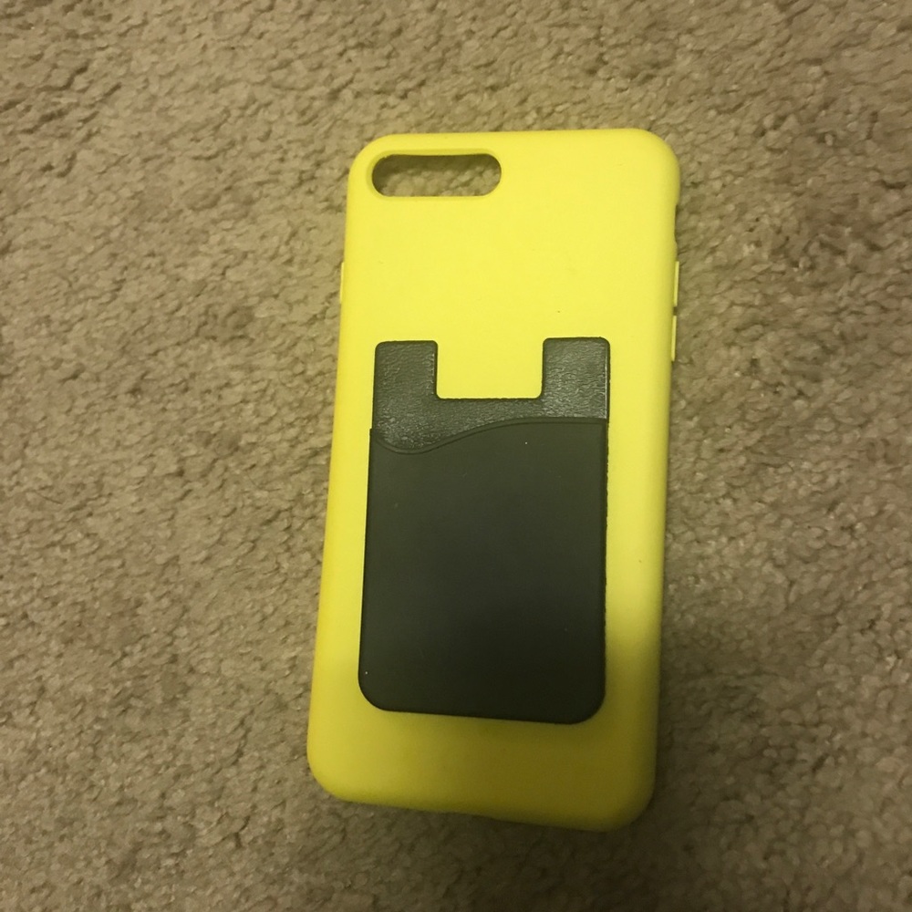 iPhone 7 Plus case with pouch